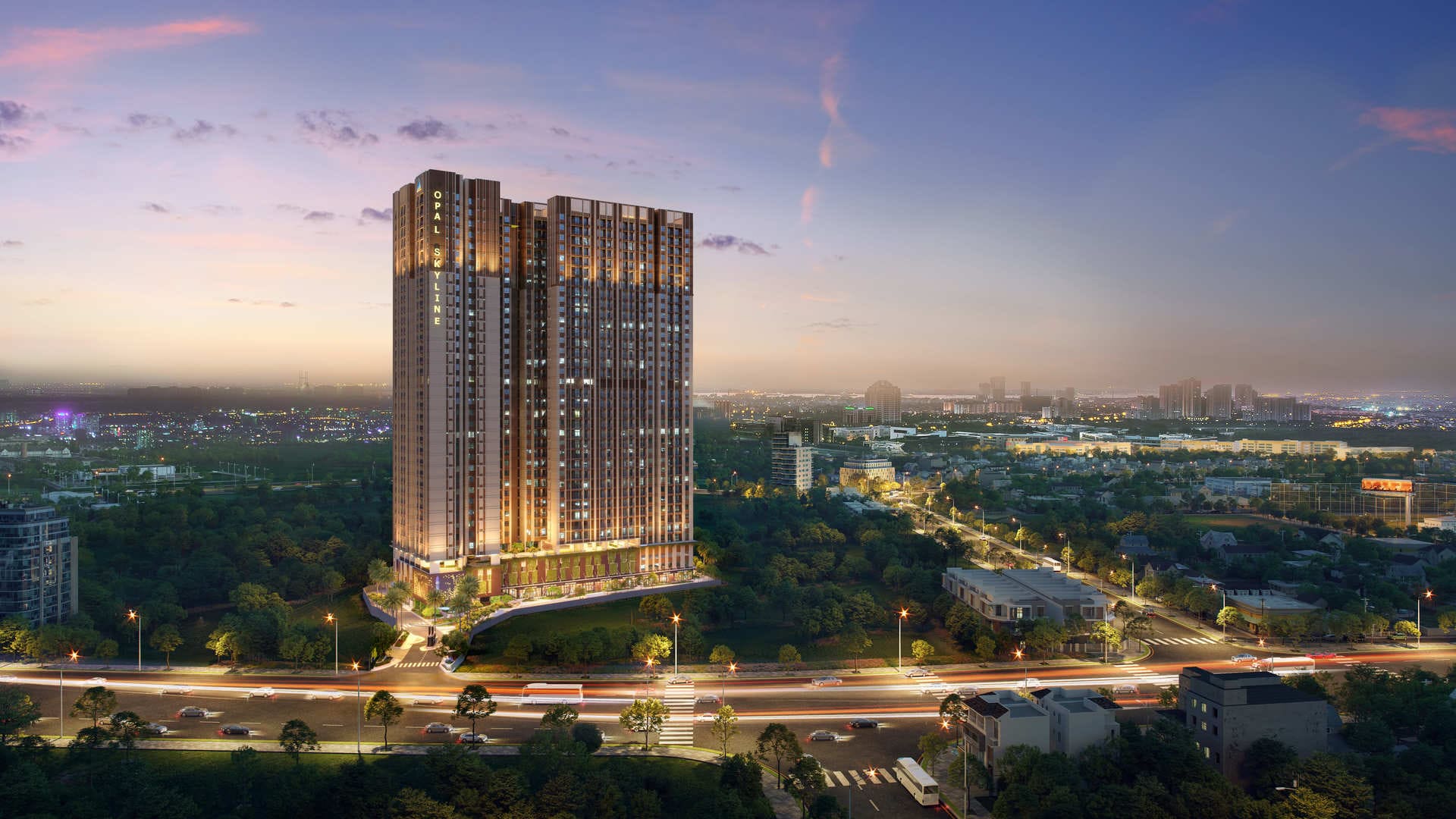 Tiện ích hồ bơi vô cực và khu vui chơi tại Opal Skyline