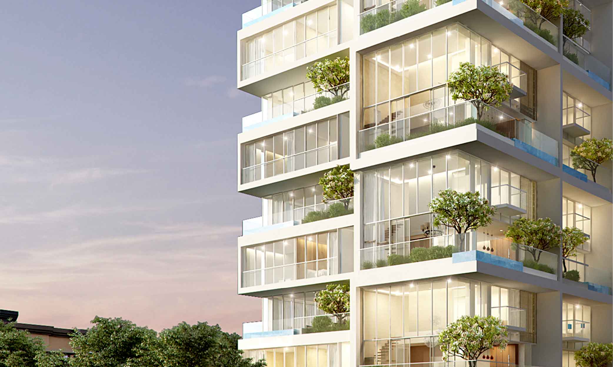 Hồ bơi riêng tại căn hộ Serenity Sky Villas