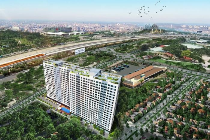 Khu vực xung quanh chung cư Bcons Suối Tiên Dĩ An