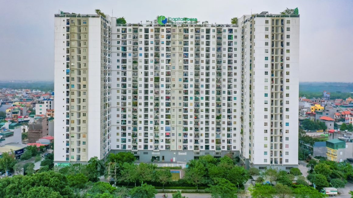 Toàn cảnh chung cư Ecohome Phúc Lợi, Long Biên