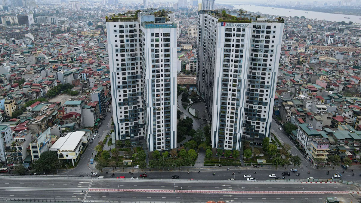 Toàn cảnh chung cư Imperia Sky Garden tại 423 Minh Khai