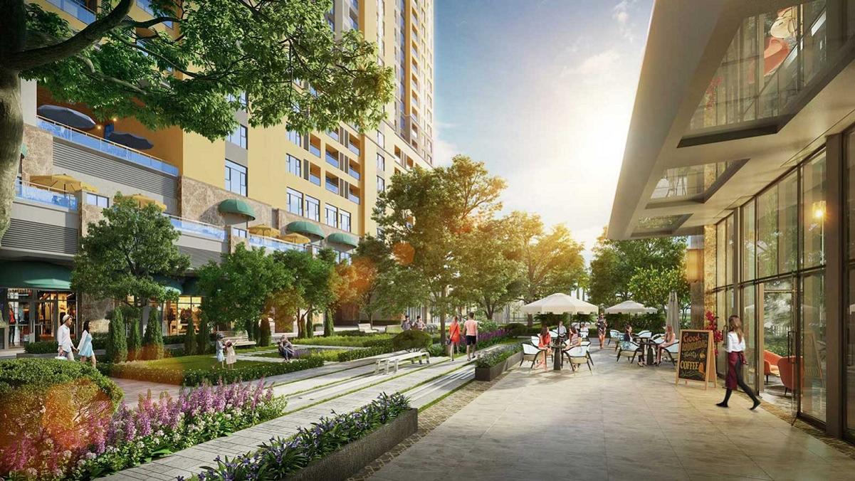 Tầm nhìn từ Soho Residence, Quận 1