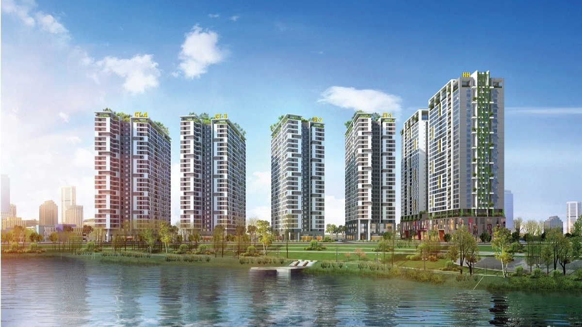 Tổng quan chung cư HH Bộ Công An trên đường Phạm Văn Đồng