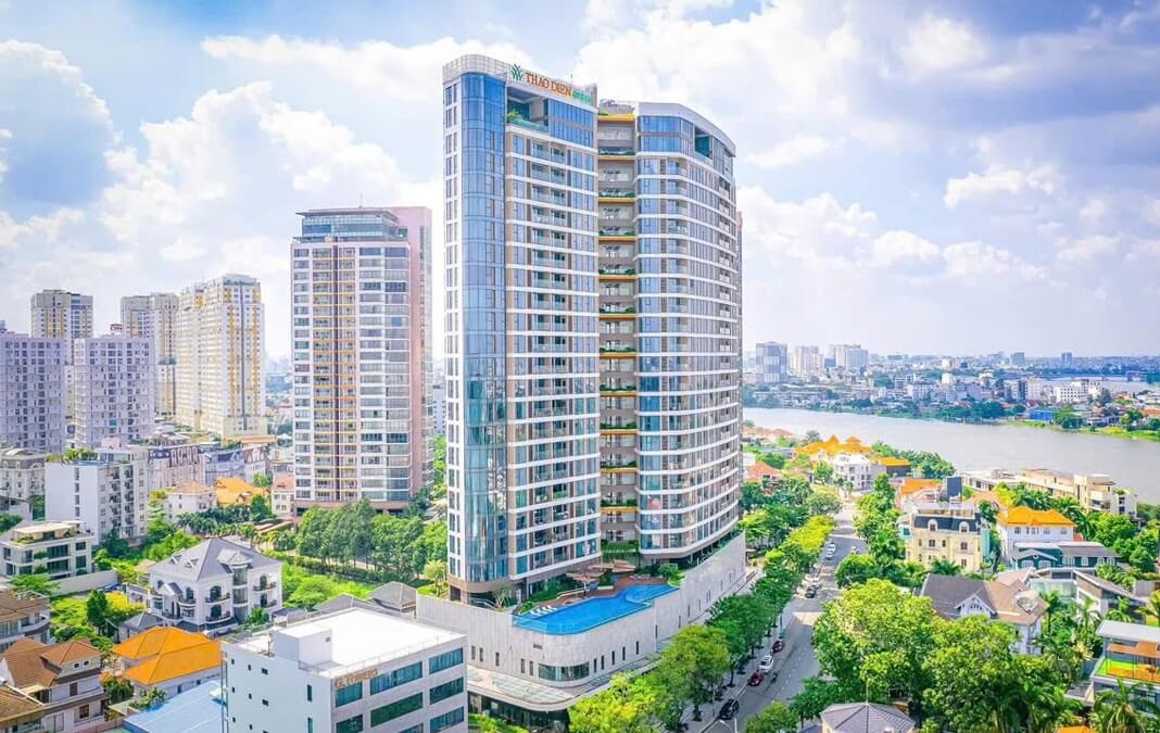 Toàn cảnh dự án Thảo Điền Green bên sông Sài Gòn