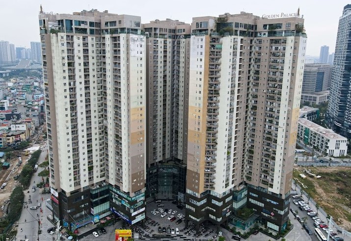 Khu vực xung quanh chung cư Golden Palace