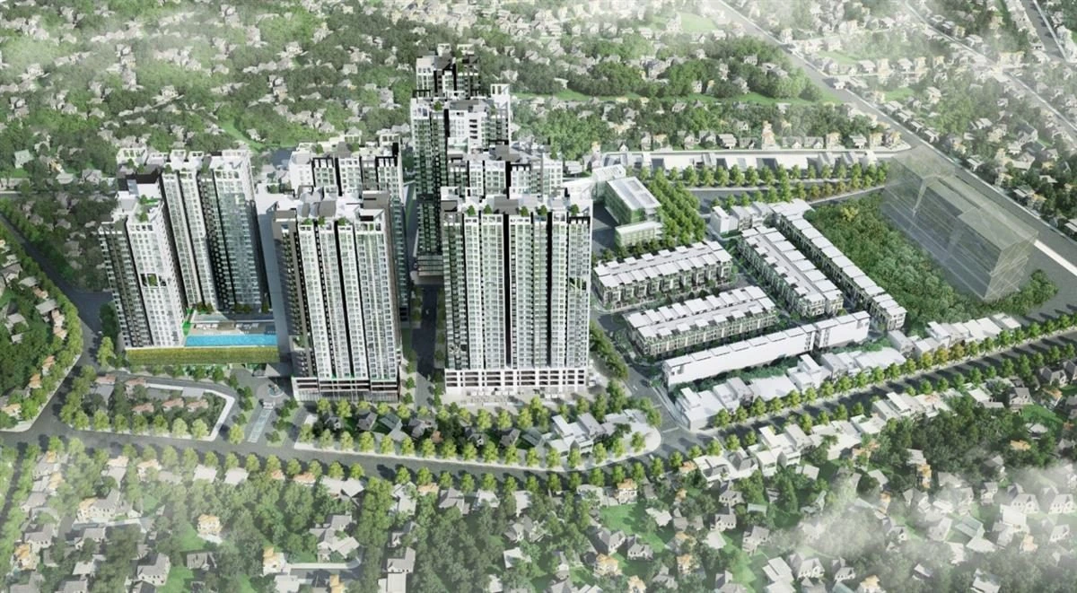 Toàn cảnh chung cư Hà Đô Green View, Quận Gò Vấp