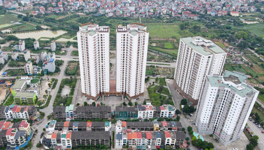 Khu vực xung quanh chung cư CT2 Yên Nghĩa, Hà Đông