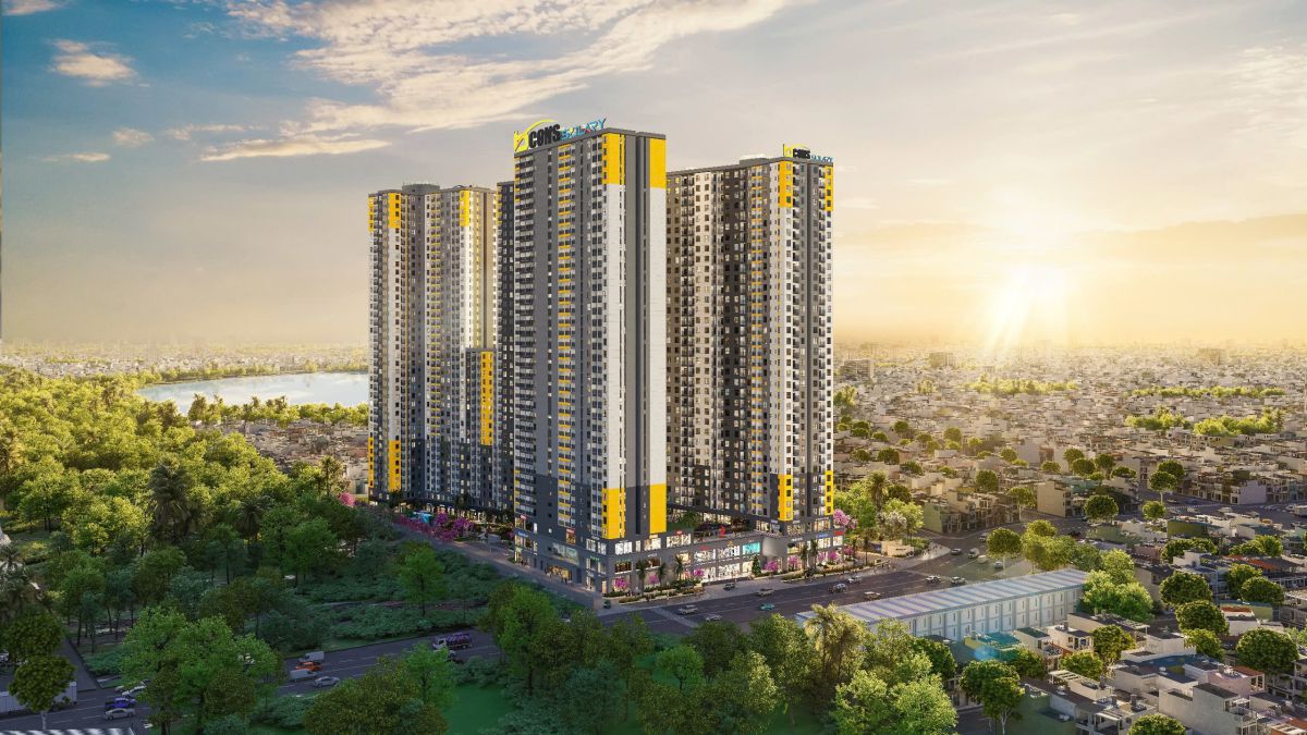 Thiết kế hiện đại tại Bcons Solary