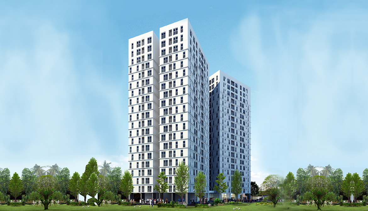 Nội thất bên trong một căn hộ tại Thủ Thiêm Sky