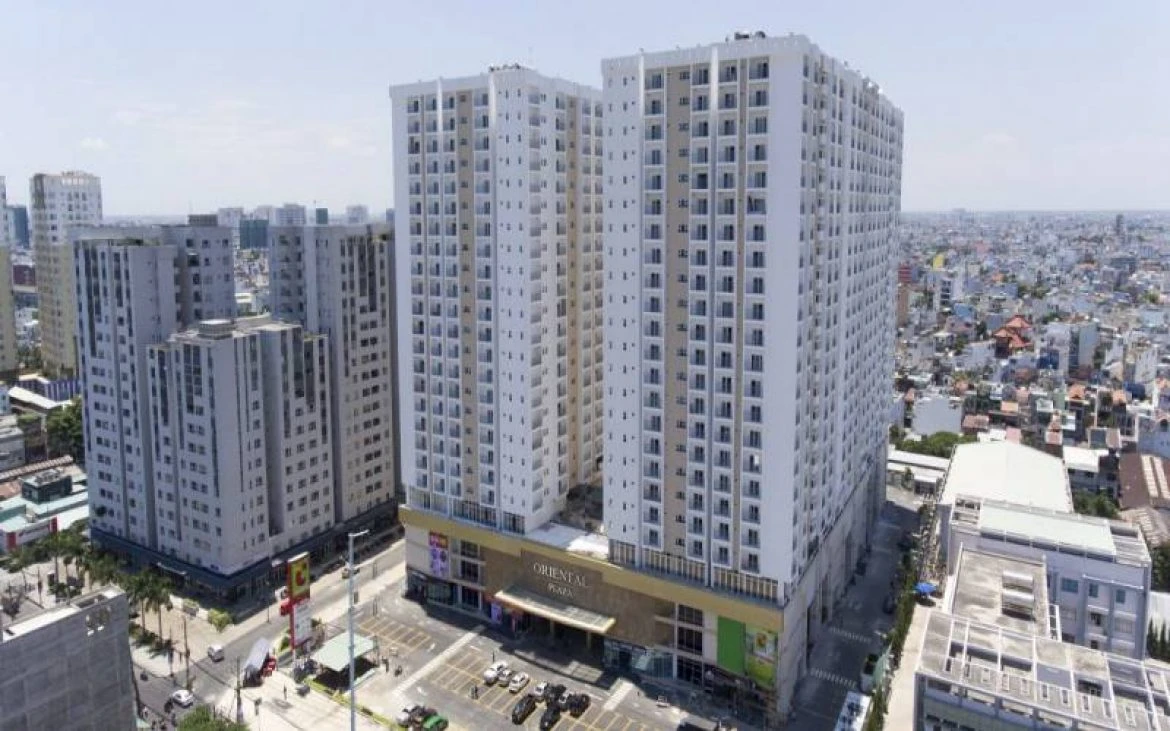 Khu vực xung quanh chung cư Oriental Plaza Tân Phú