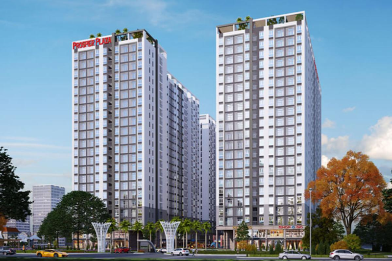 Toàn cảnh chung cư Prosper Plaza, Quận 12