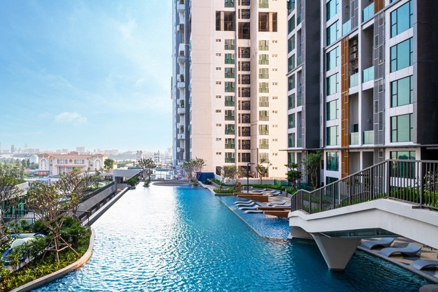 Vị trí trung tâm khu vực Thạnh Mỹ Lợi của Feliz En Vista