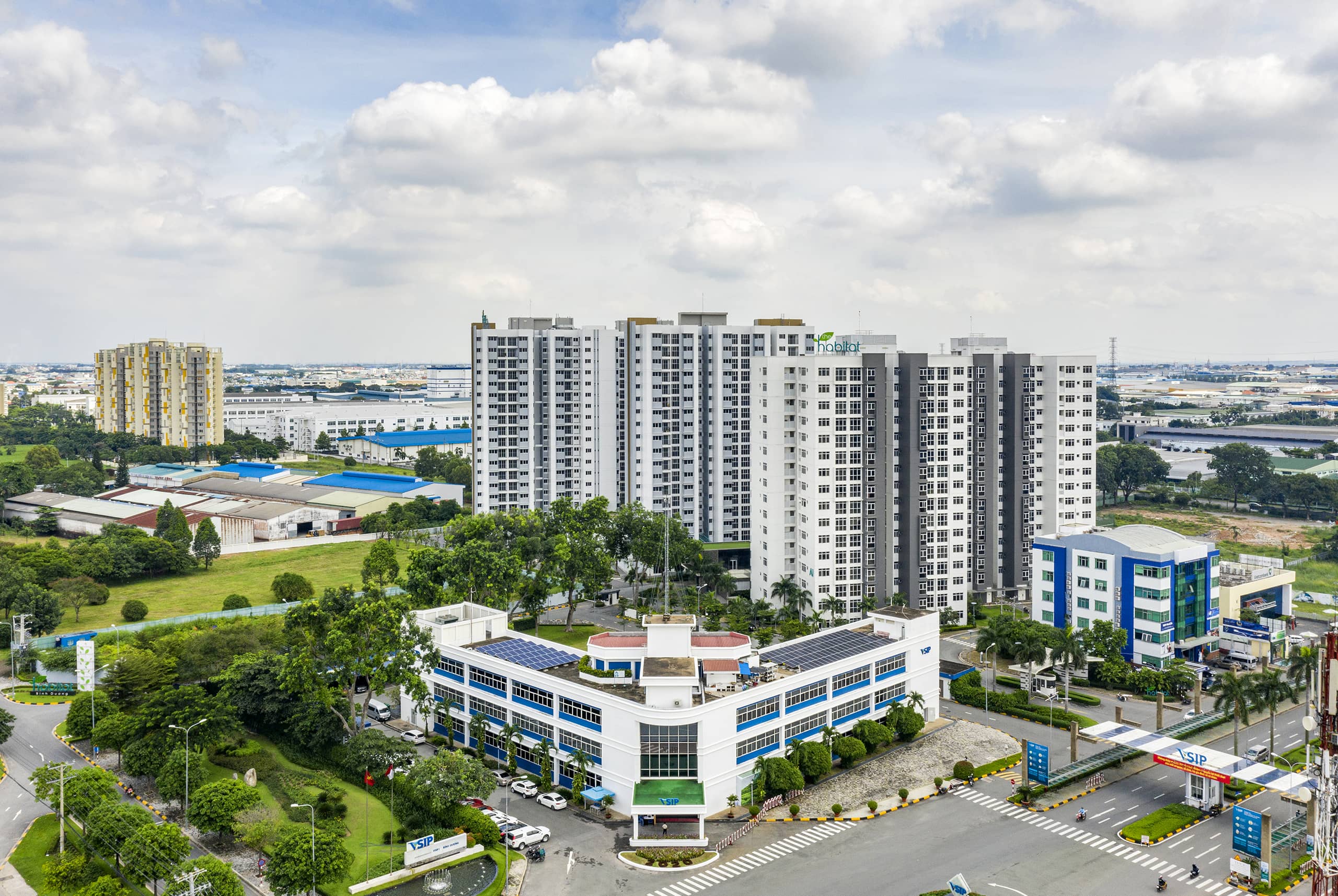 Phối cảnh tổng thể dự án căn hộ The Habitat Bình Dương