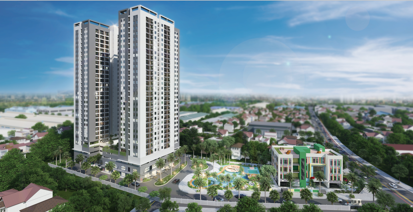 Phối cảnh dự án căn hộ New Lavida, Dĩ An, Bình Dương