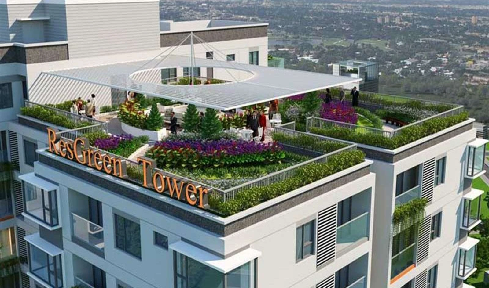 Khu vực xung quanh chung cư ResGreen Tower Tân Phú