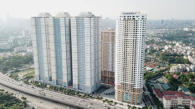 Khu vực xung quanh chung cư CT12 Kim Văn - Kim Lũ Hoàng Mai
