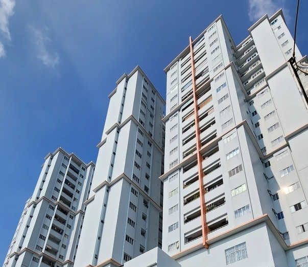 Phối cảnh chung cư Lê Thành Twin Towers Bình Tân
