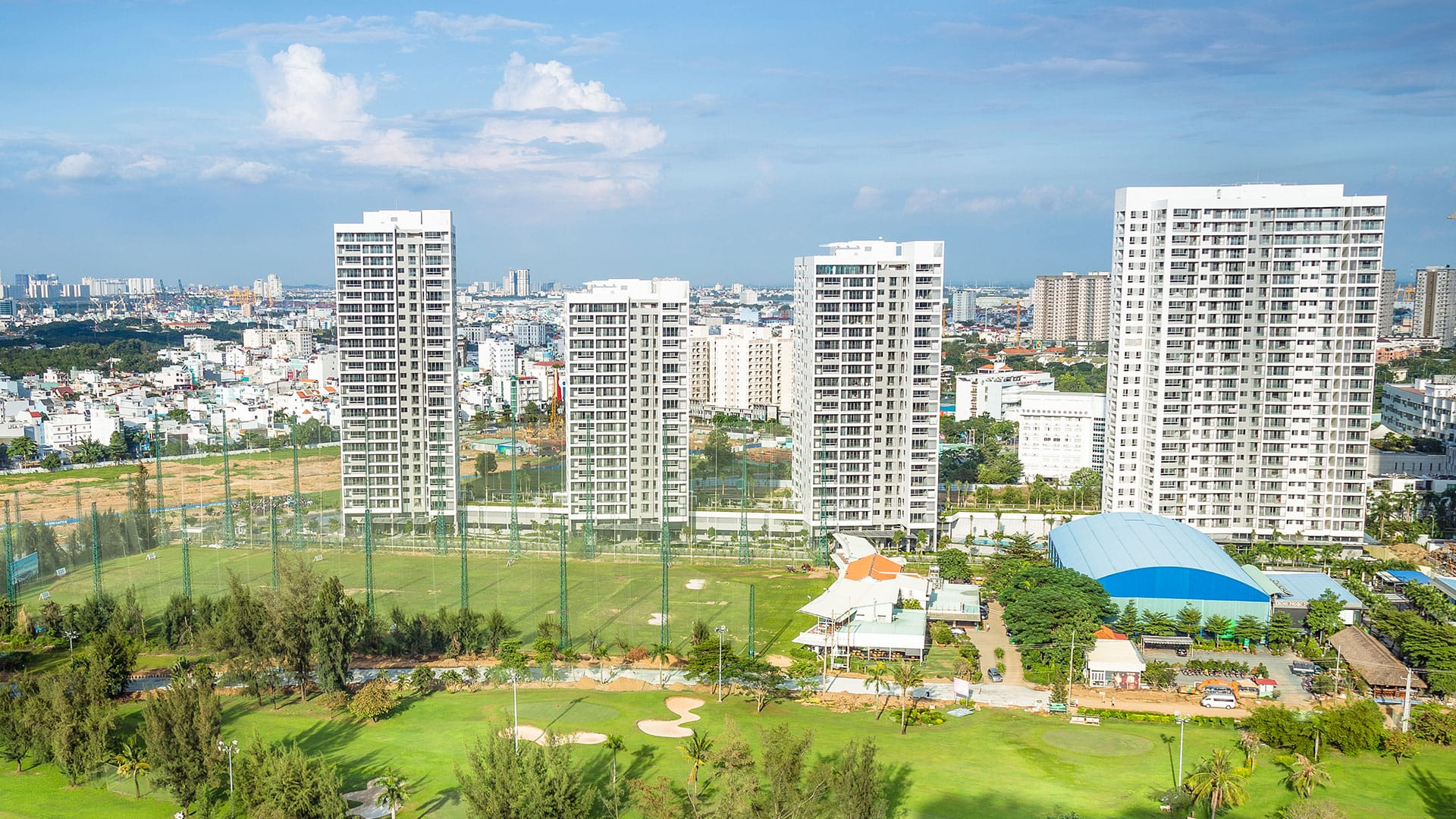 Tổng quan dự án Green Valley với tầm nhìn ra sân golf Phú Mỹ Hưng