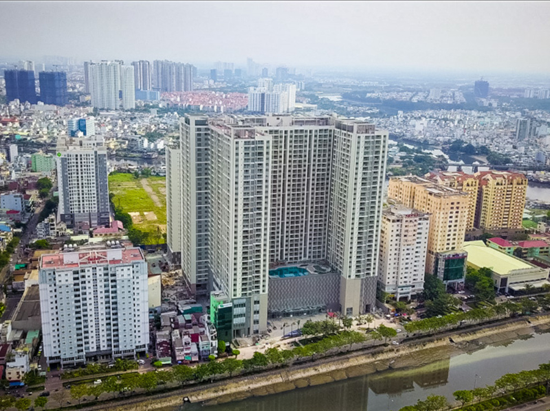 Khu vực xung quanh chung cư The Gold View Quận 4