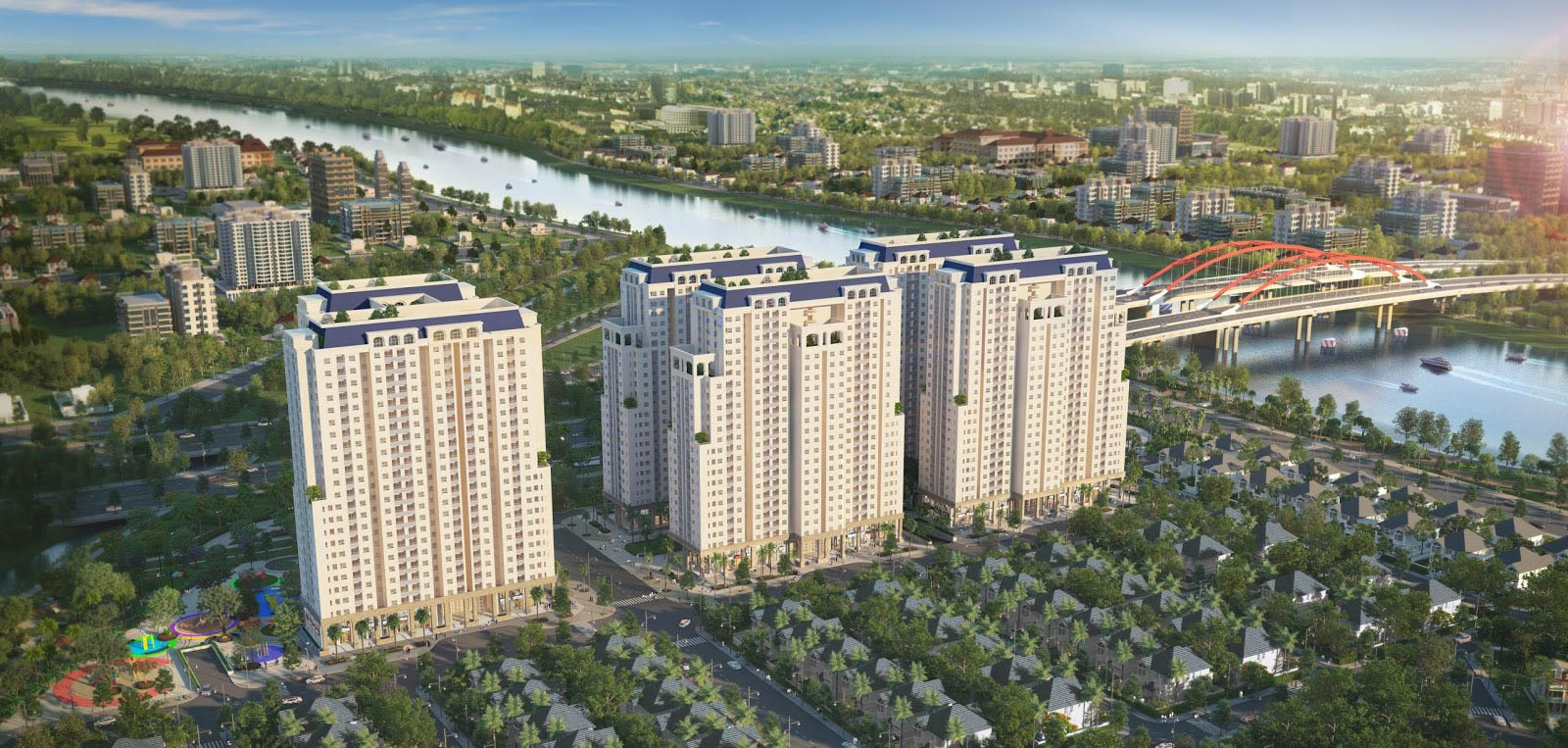 Phối cảnh chung cư Dream Home Riverside Quận 8