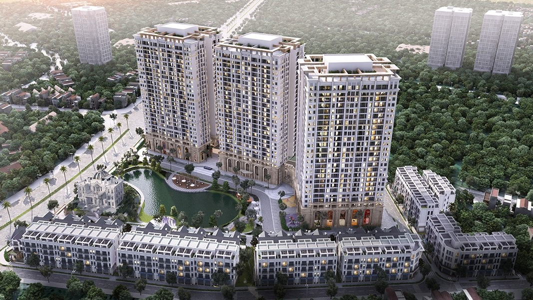Nội thất bên trong căn hộ Hateco Apollo Xuân Phương