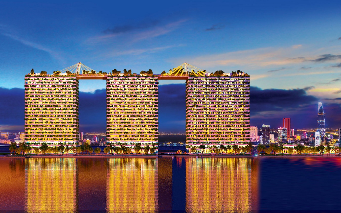 Căn hộ mẫu Diamond Lotus Riverside