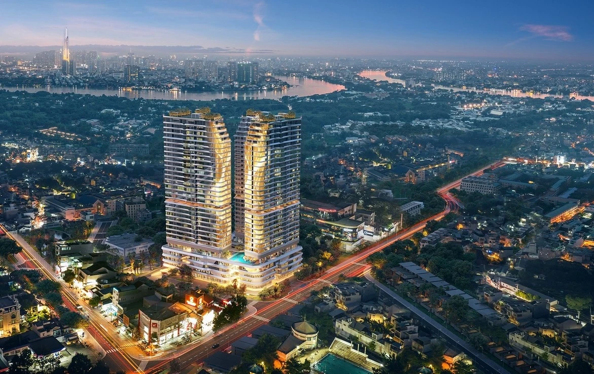 Thiết kế nội thất sang trọng tại King Crown Infinity