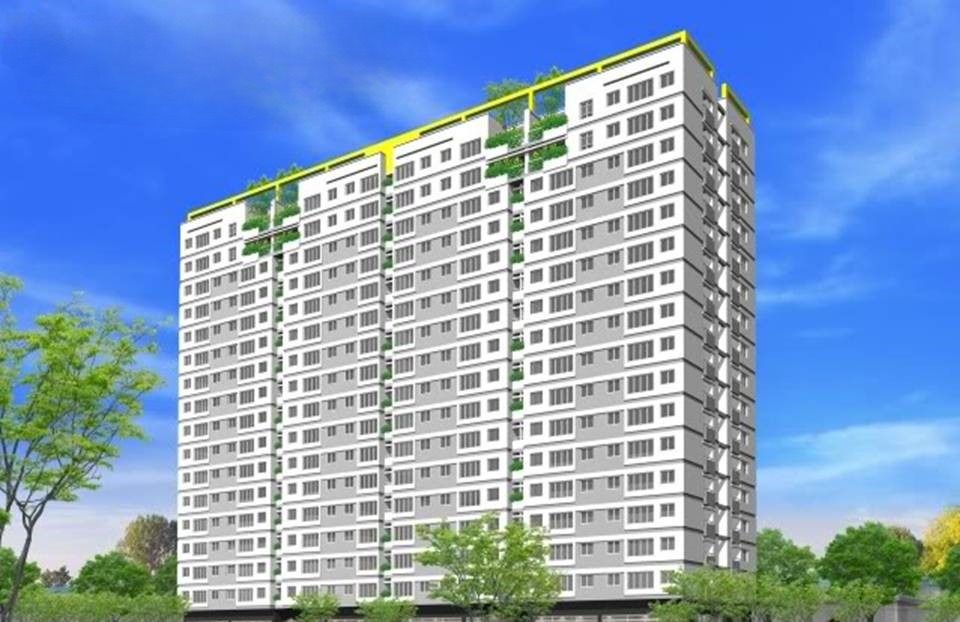 Khu vực dân cư xung quanh chung cư An Bình