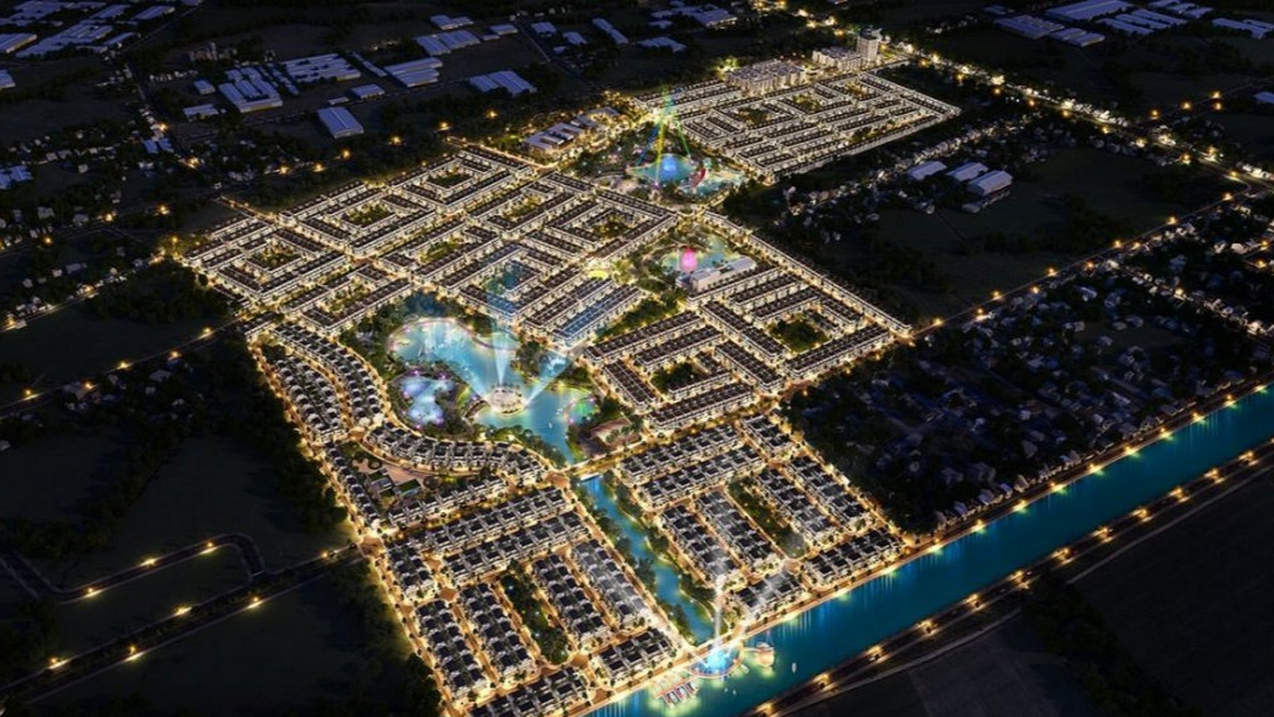Không gian xanh tại khu đô thị Phúc An City