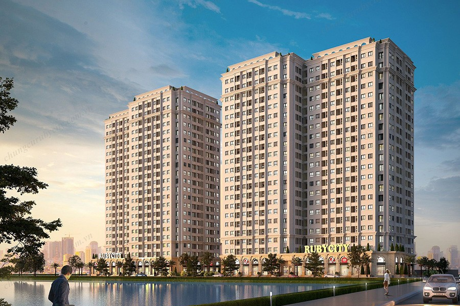 Thiết kế nội thất căn hộ chung cư Ruby City CT3