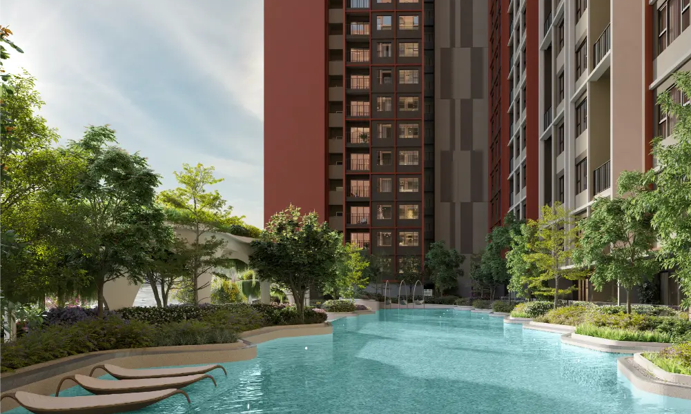 Thiết kế nội khu dự án Orchard Heights Sycamore đầy mảng xanh