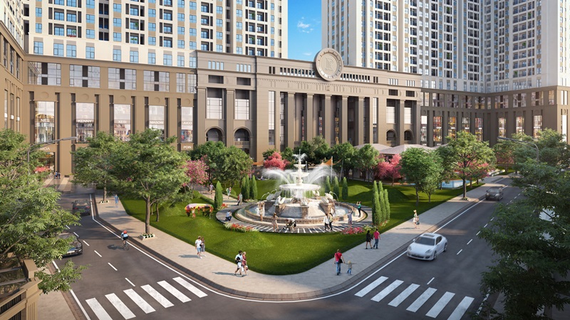 Khu vực xung quanh chung cư Roman Plaza