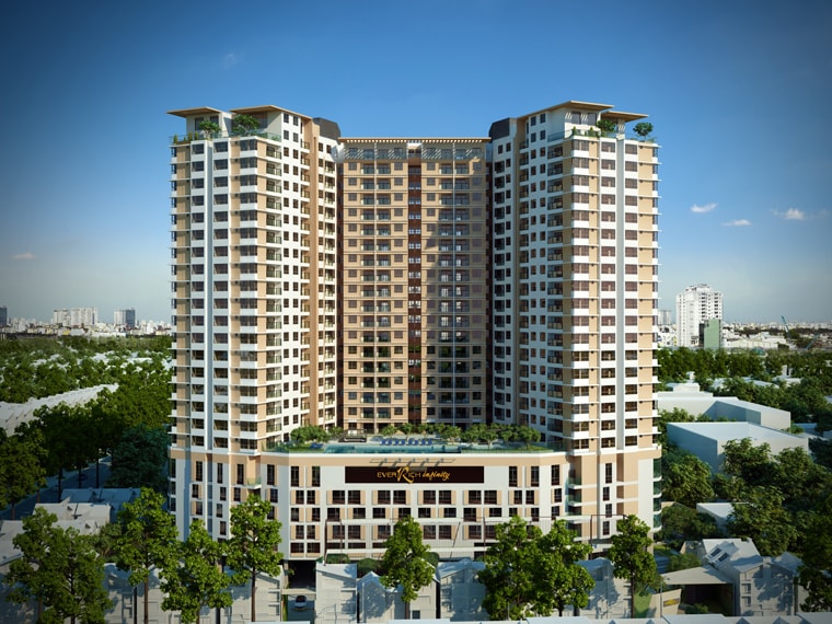 Tiện ích hồ bơi tại The Everrich Infinity