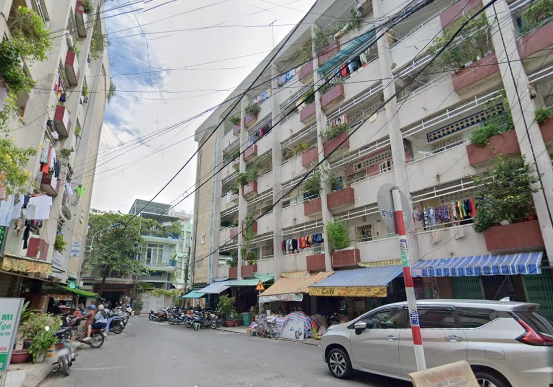 Khu vực dân cư gần chung cư Huỳnh Văn Chính