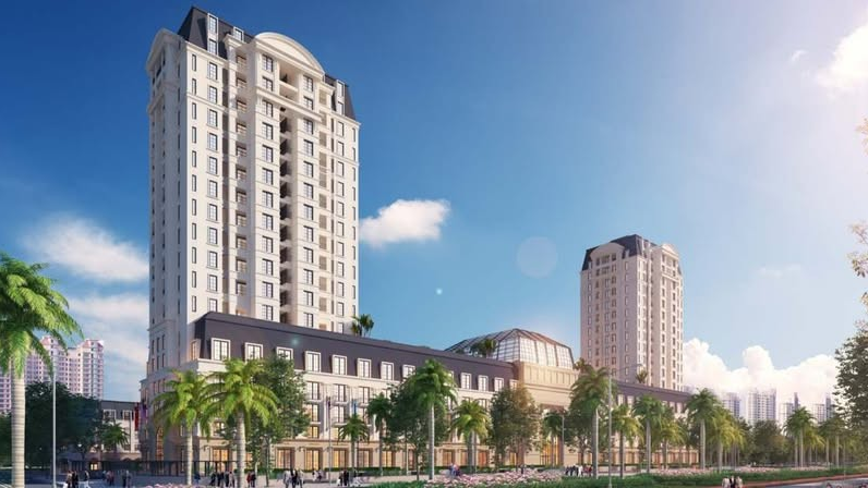 Phối cảnh khu đô thị The Manor Crown Huế