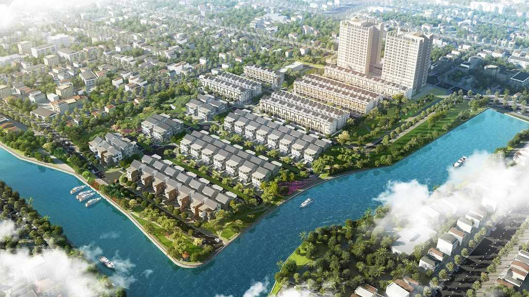 Toàn cảnh khu đô thị ven sông Jamona Golden Silk