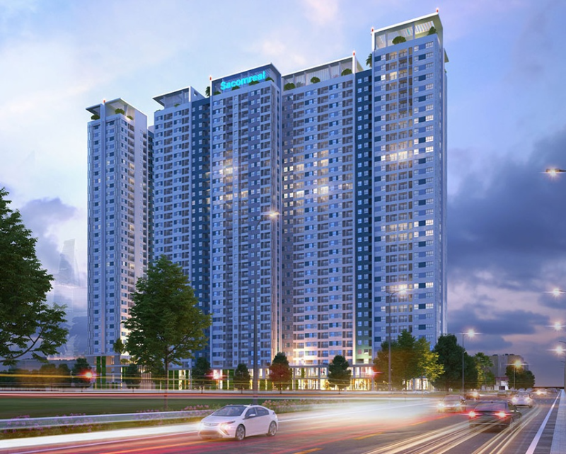 Chung cư Tôn Thất Thuyết nhìn từ bên ngoài