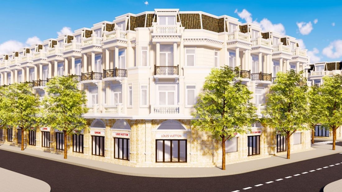Thiết kế nhà phố tại Lộc Phát Residence
