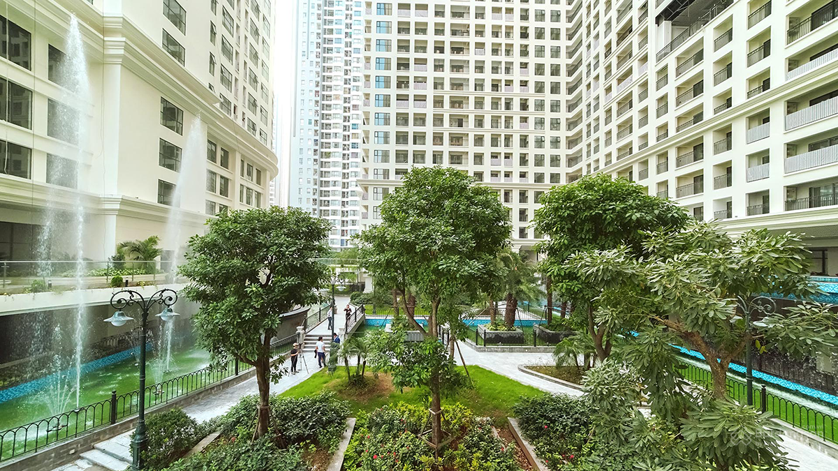 Khu vực xung quanh chung cư Sunshine Garden Hai Bà Trưng