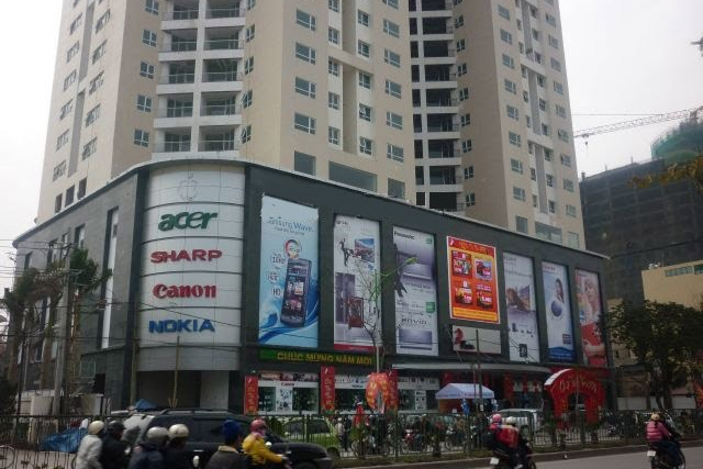 Khu vực xung quanh chung cư Tổ hợp 173 Xuân Thủy