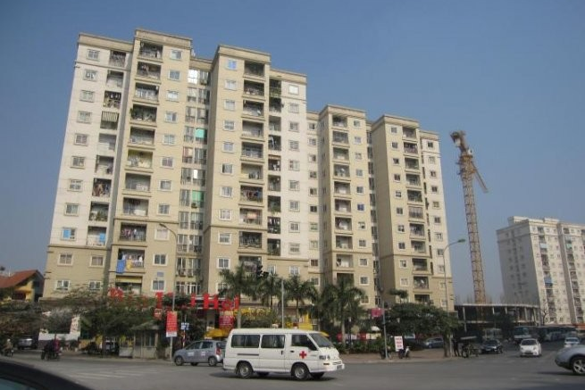 Khu vực xung quanh chung cư E3B Vũ Phạm Hàm Yên Hòa