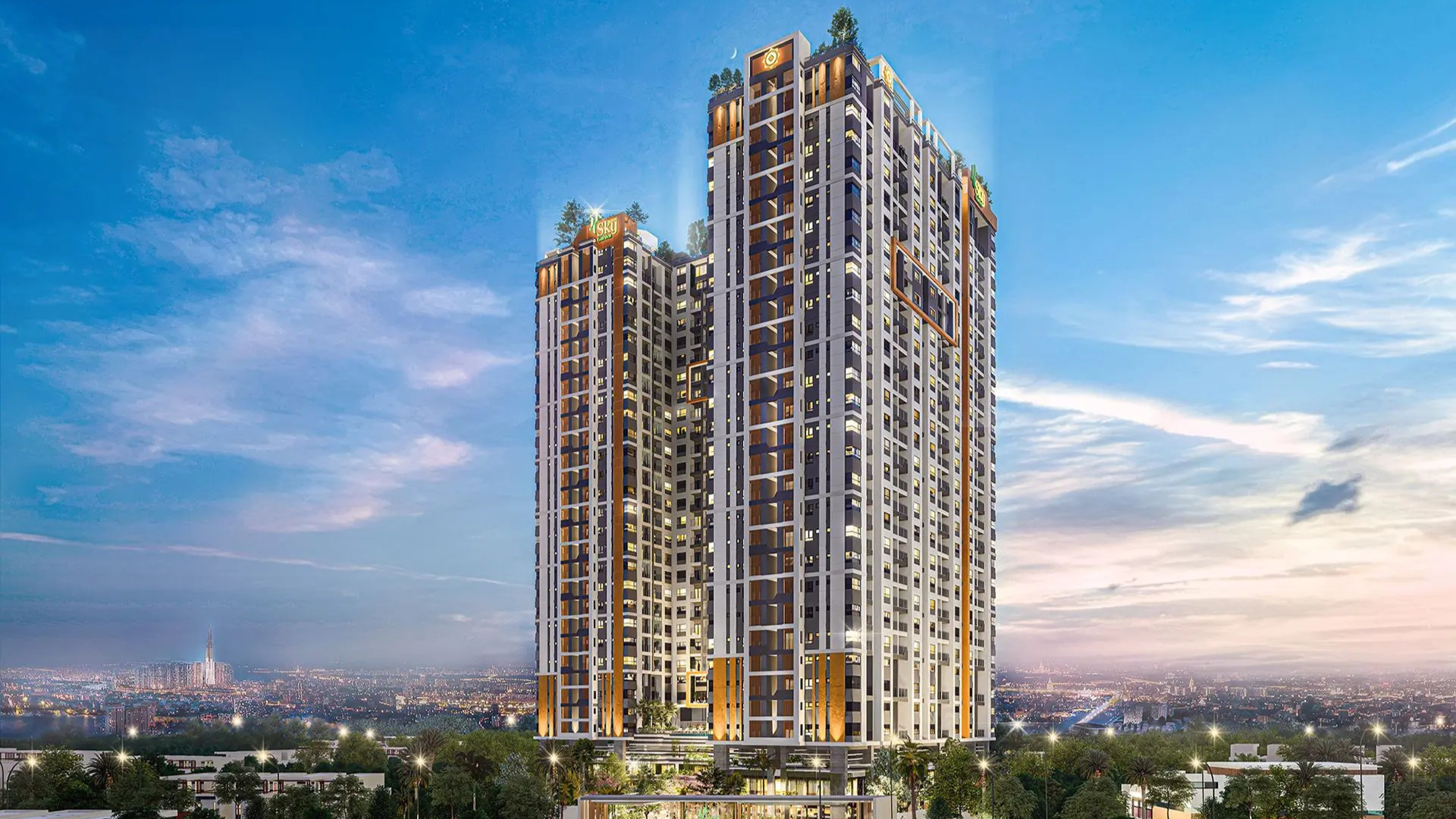 Thiết kế nội thất sang trọng tại căn hộ Phú Đông Sky Garden