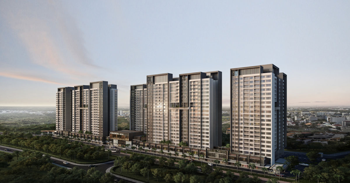 Phối cảnh tổng thể dự án Celesta Rise