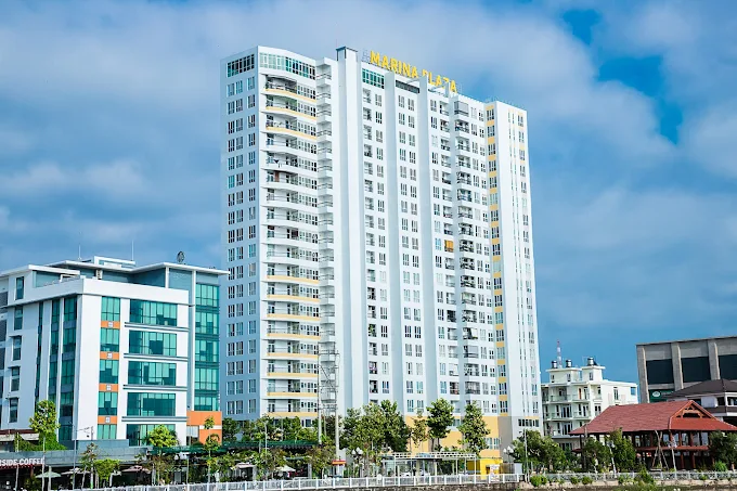 Khu vực xung quanh chung cư Marina Plaza Long Xuyên