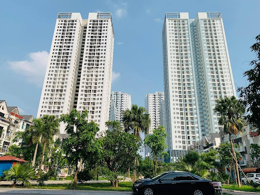 Toàn cảnh chung cư A10 - A14 Nam Trung Yên, Cầu Giấy