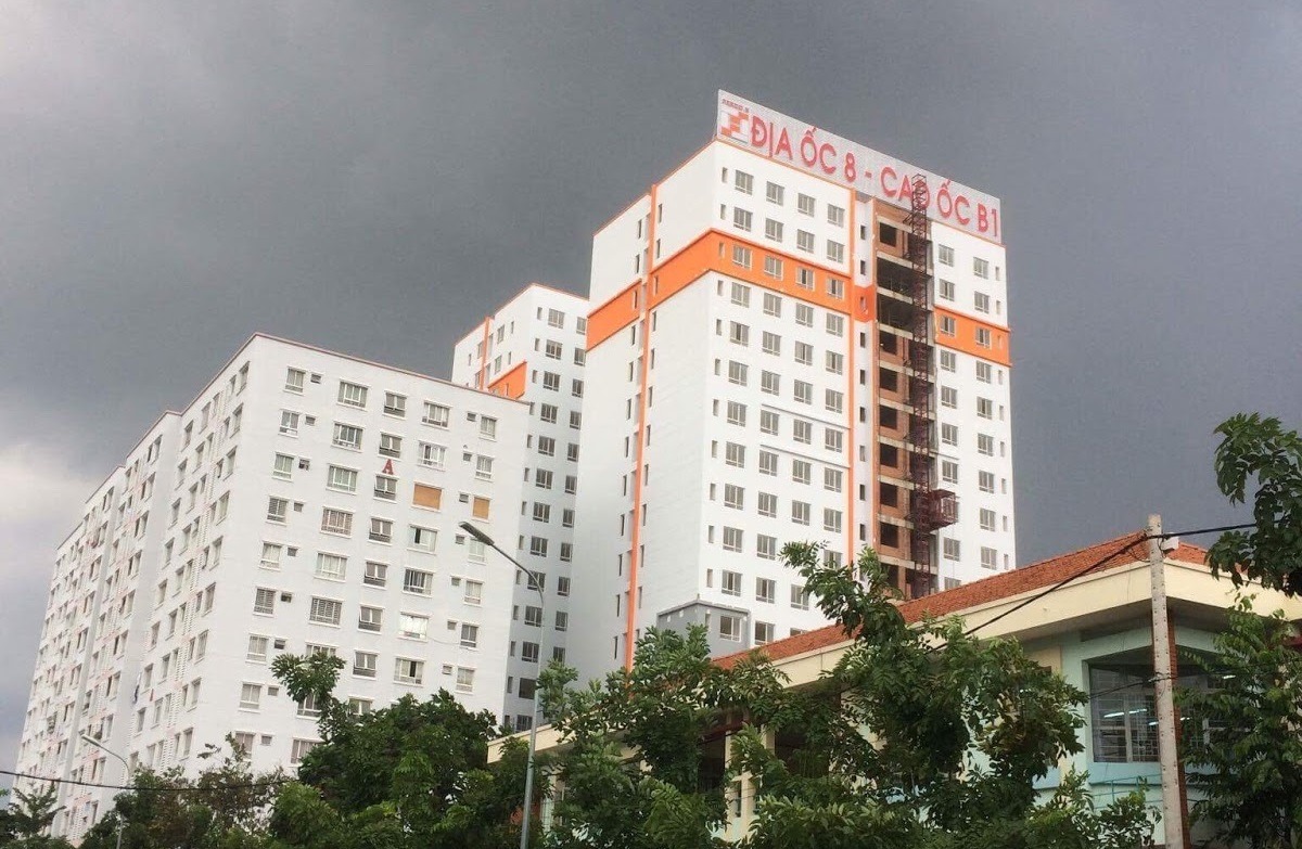 Toàn cảnh chung cư Bông Sao, Quận 8