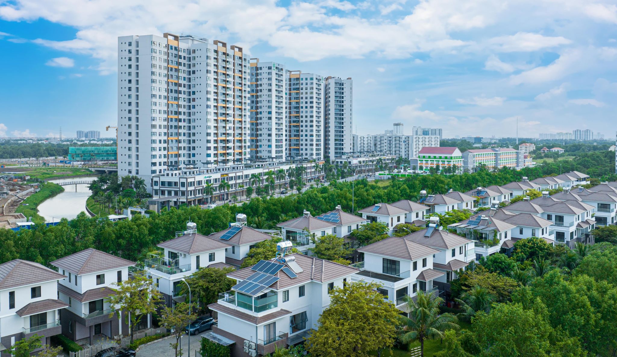 Toàn cảnh khu đô thị Mizuki Park Bình Chánh