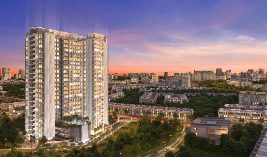 Toàn cảnh khu căn hộ cao cấp Precia tại phường An Phú