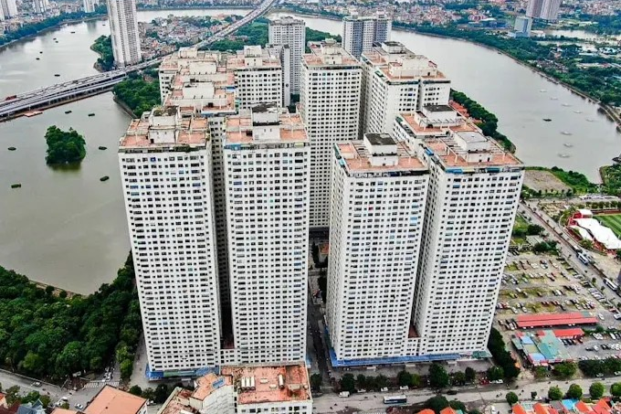 Khu vực xung quanh Chung cư HH1 Linh Đàm