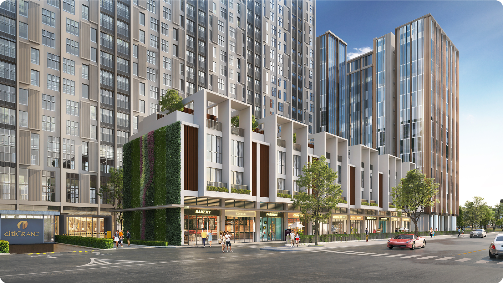 Tiện ích vườn và hồ bơi trên cao độc đáo tại CitiGrand